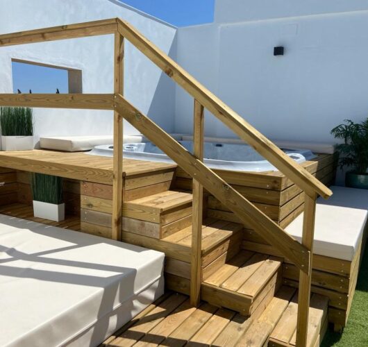 Escaleras Jacuzzi